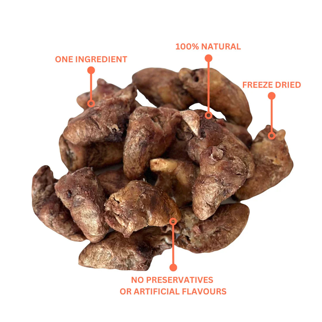 Chewy Crave - Chicken Hearts (Dog Treats)